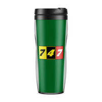 Thumbnail for Flat Colourful 747 Designed Travel Mugs