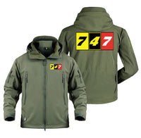 Thumbnail for Flat Colourful 747 Designed Military Jackets (Customizable)