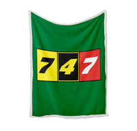 Thumbnail for Flat Colourful 747 Designed Bed Blankets & Covers