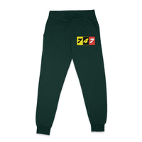 Thumbnail for Flat Colourful 747 Designed Sweatpants