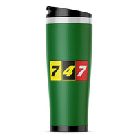 Thumbnail for Flat Colourful 747 Designed Stainless Steel Travel Mugs