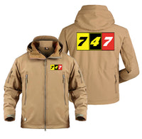 Thumbnail for Flat Colourful 747 Designed Military Jackets (Customizable)