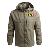 Thumbnail for Flat Colourful 747 Designed Thin Stylish Jackets