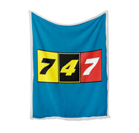 Thumbnail for Flat Colourful 747 Designed Bed Blankets & Covers