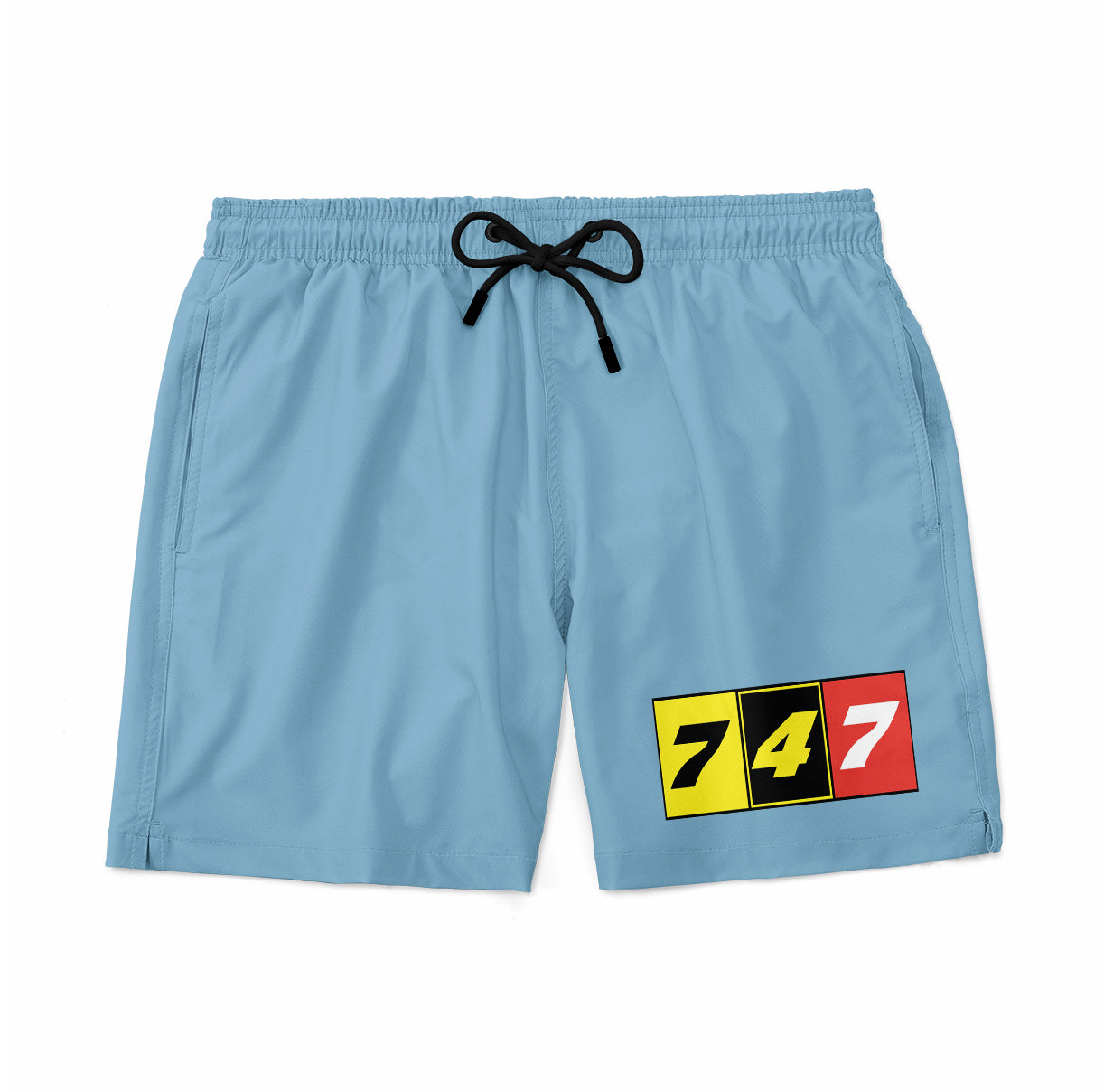 Flat Colourful 747 Designed Swim Trunks & Shorts