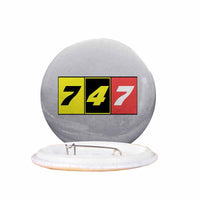 Thumbnail for Flat Colourful 747 Designed Pins