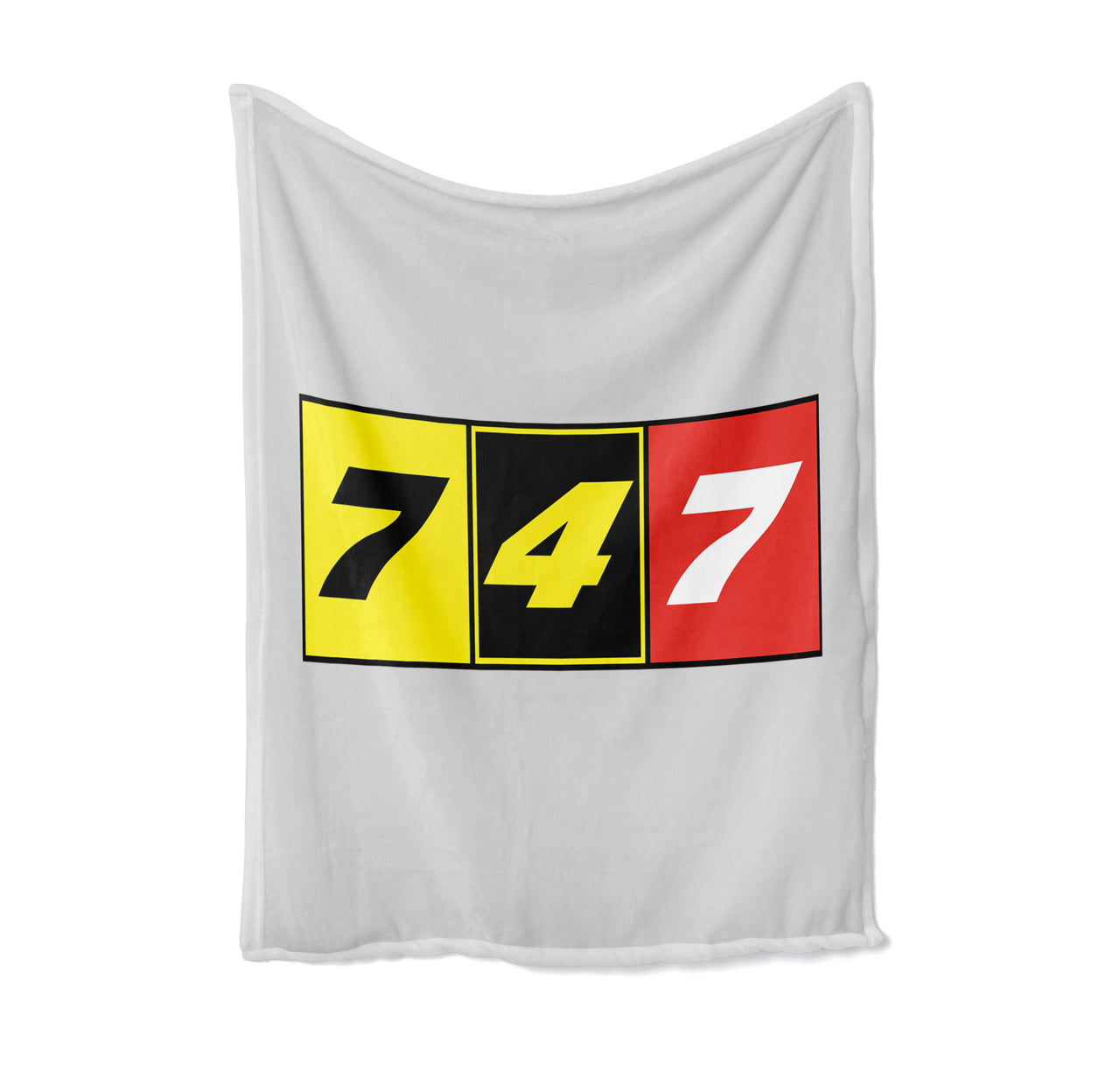 Flat Colourful 747 Designed Bed Blankets & Covers