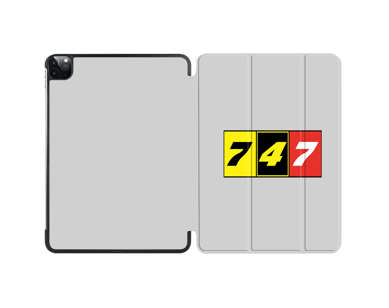 Flat Colourful 747 Designed iPad Cases