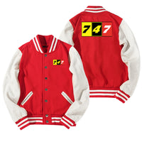 Thumbnail for Flat Colourful 747 Designed Baseball Style Jackets