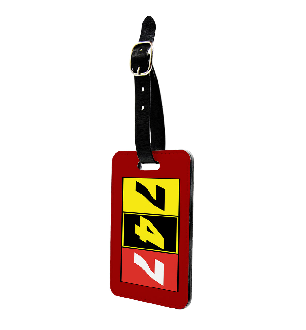 Flat Colourful 747 Designed Luggage Tag