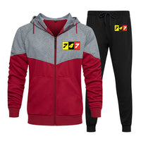 Thumbnail for Flat Colourful 747 Designed Colourful Z. Hoodies & Sweatpants