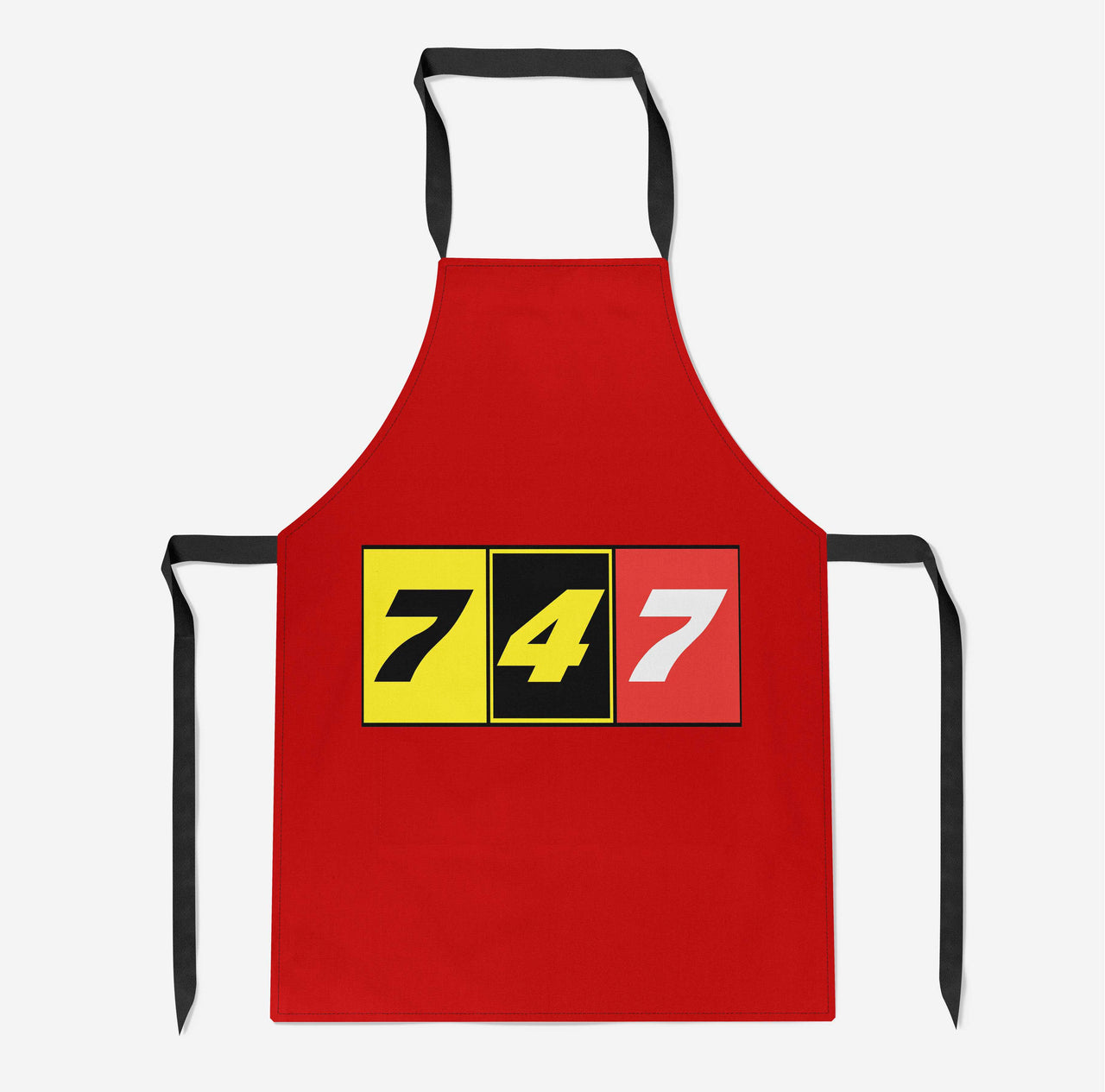 Flat Colourful 747 Designed Kitchen Aprons