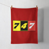 Thumbnail for Flat Colourful 747 Designed Towels
