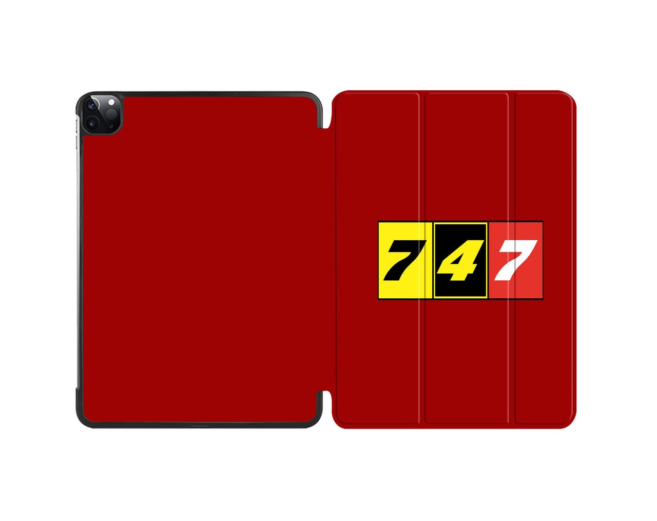 Flat Colourful 747 Designed iPad Cases