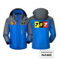 Thumbnail for Flat Colourful 757 Designed Thick Winter Jackets