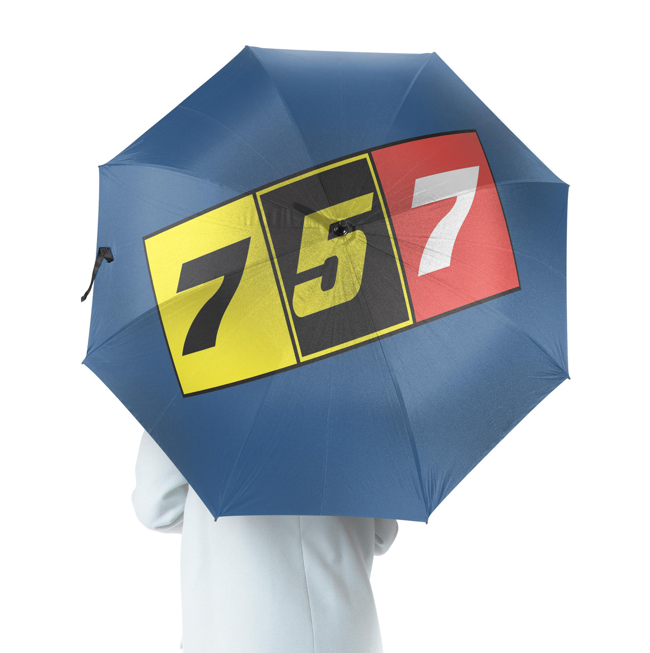 Flat Colourful 757 Designed Umbrella