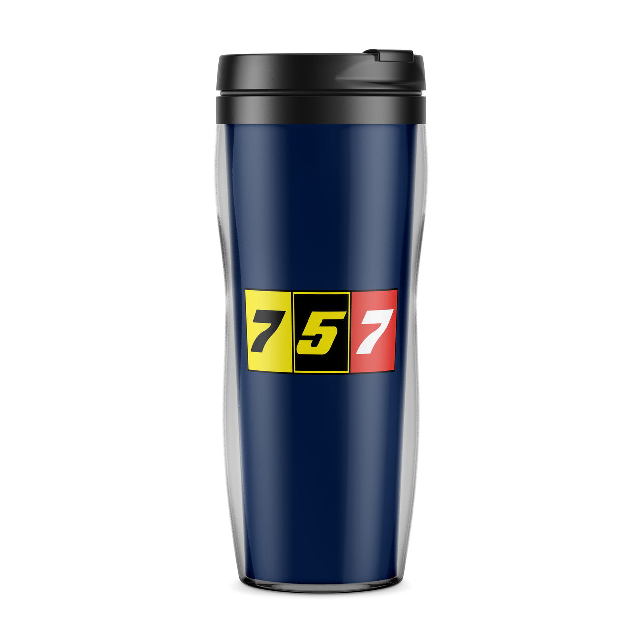 Flat Colourful 757 Designed Travel Mugs