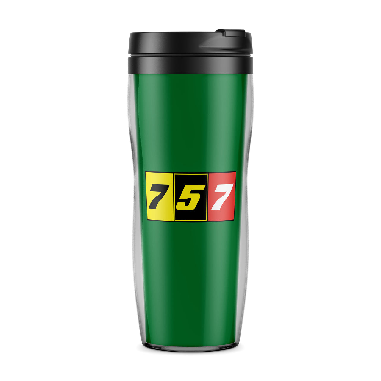 Flat Colourful 757 Designed Travel Mugs