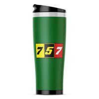 Thumbnail for Flat Colourful 757 Designed Travel Mugs