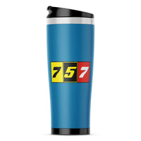 Thumbnail for Flat Colourful 757 Designed Stainless Steel Travel Mugs