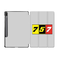 Thumbnail for Flat Colourful 757 Designed Samsung Tablet Cases