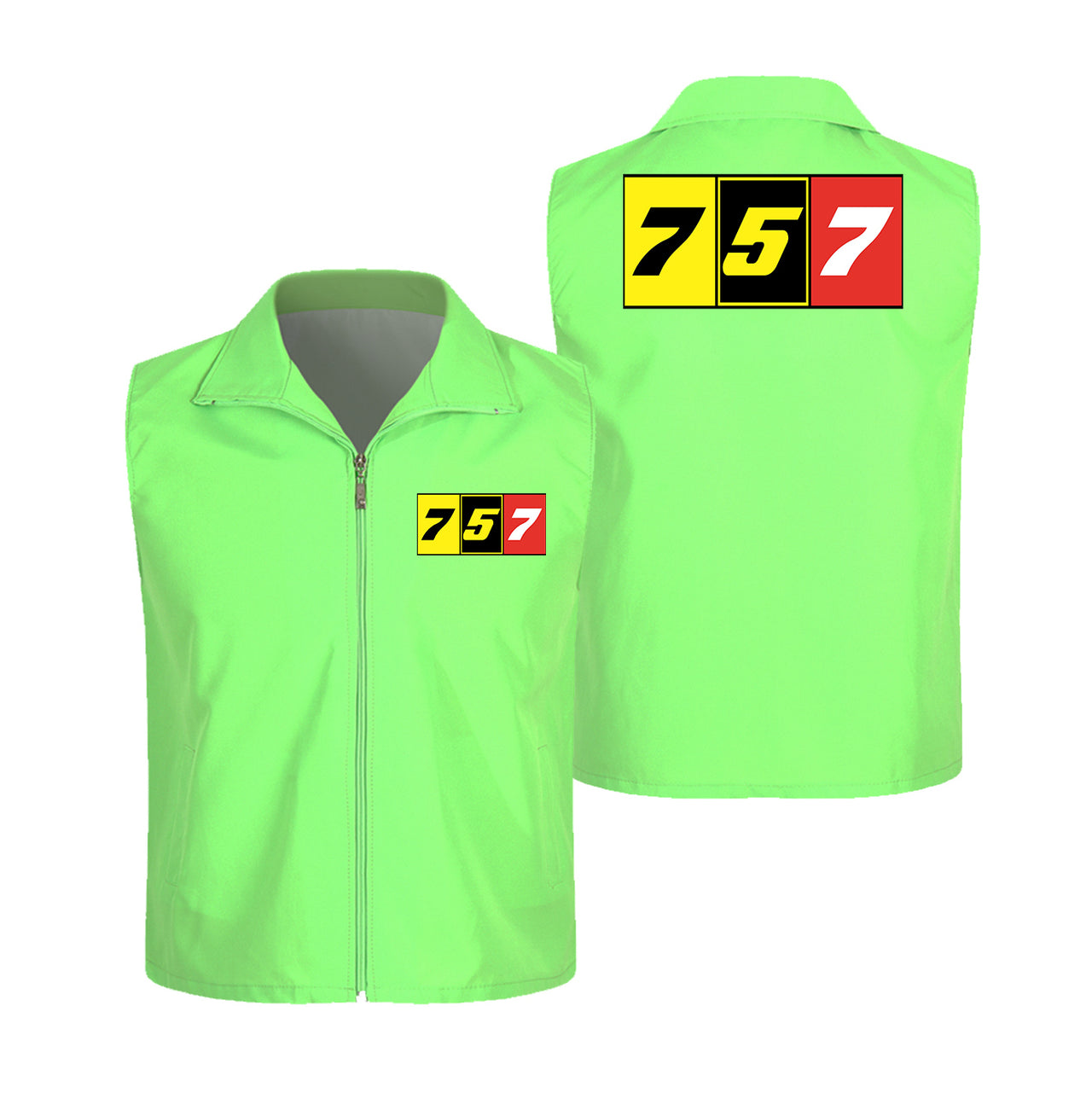 Flat Colourful 757 Designed Thin Style Vests
