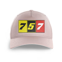 Thumbnail for Flat Colourful 757 Printed Hats