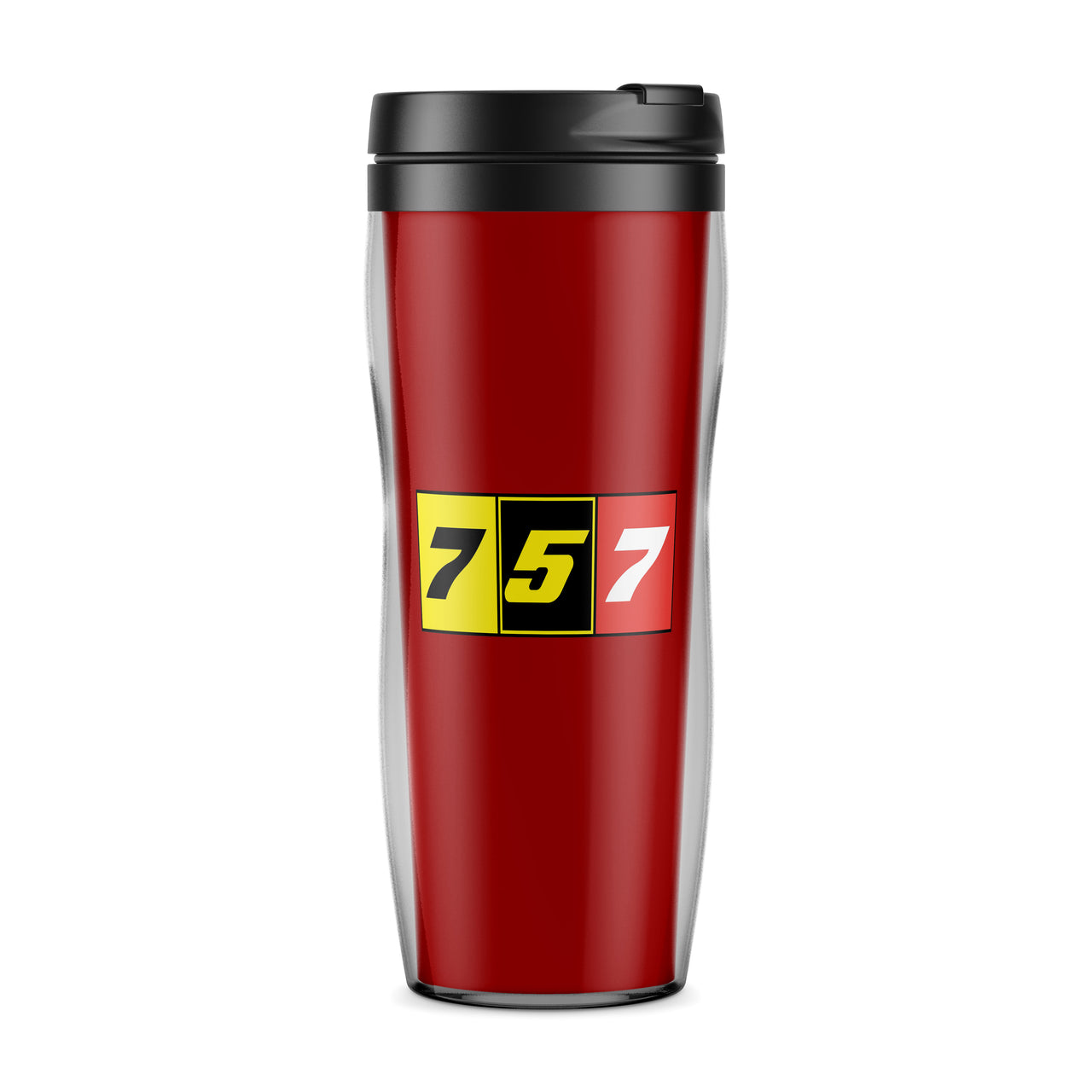 Flat Colourful 757 Designed Travel Mugs