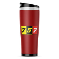 Thumbnail for Flat Colourful 757 Designed Travel Mugs