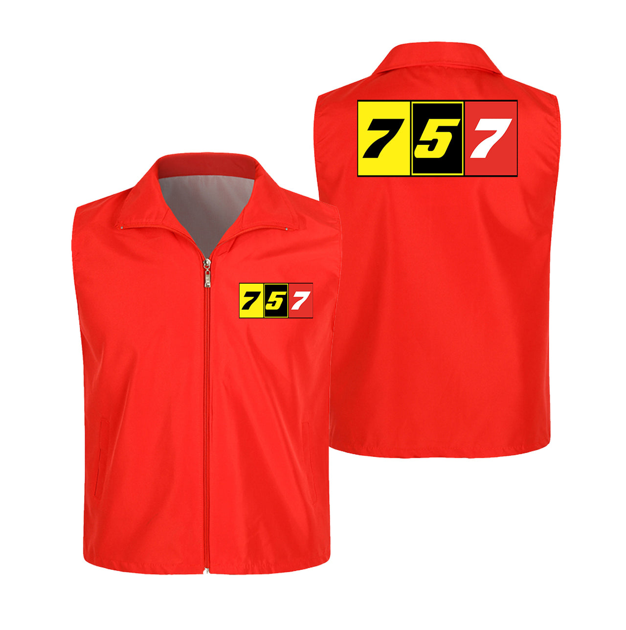 Flat Colourful 757 Designed Thin Style Vests