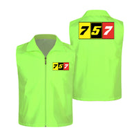 Thumbnail for Flat Colourful 757 Designed Thin Style Vests