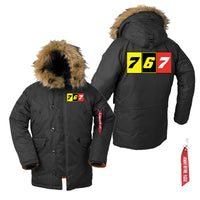 Thumbnail for Flat Colourful 767 Designed Parka Bomber Jackets