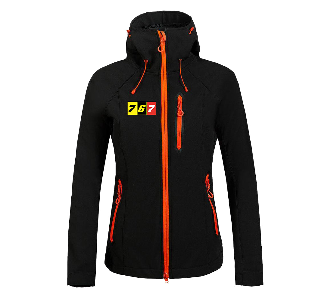 Flat Colourful 767 Designed "Women" Polar Jackets