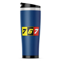 Thumbnail for Flat Colourful 767 Designed Stainless Steel Travel Mugs