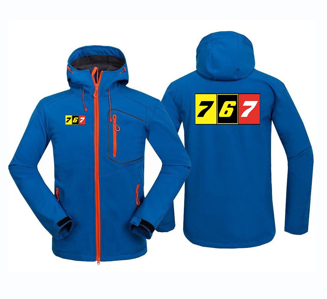 Flat Colourful 767 Polar Style Jackets