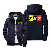 Thumbnail for Flat Colourful 767 Designed Windbreaker Jackets