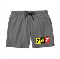 Thumbnail for Flat Colourful 767 Designed Swim Trunks & Shorts