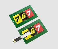 Thumbnail for Flat Colourful 767 Designed USB Cards