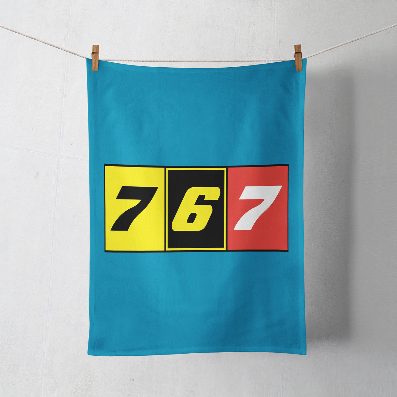 Flat Colourful 767 Designed Towels