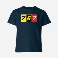 Thumbnail for Flat Colourful 767 Designed Children T-Shirts