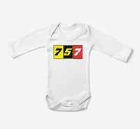 Thumbnail for Flat Colourful 767 Designed Baby Bodysuits