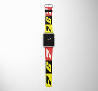 Thumbnail for Flat Colourful 767 Designed Leather Apple Watch Straps