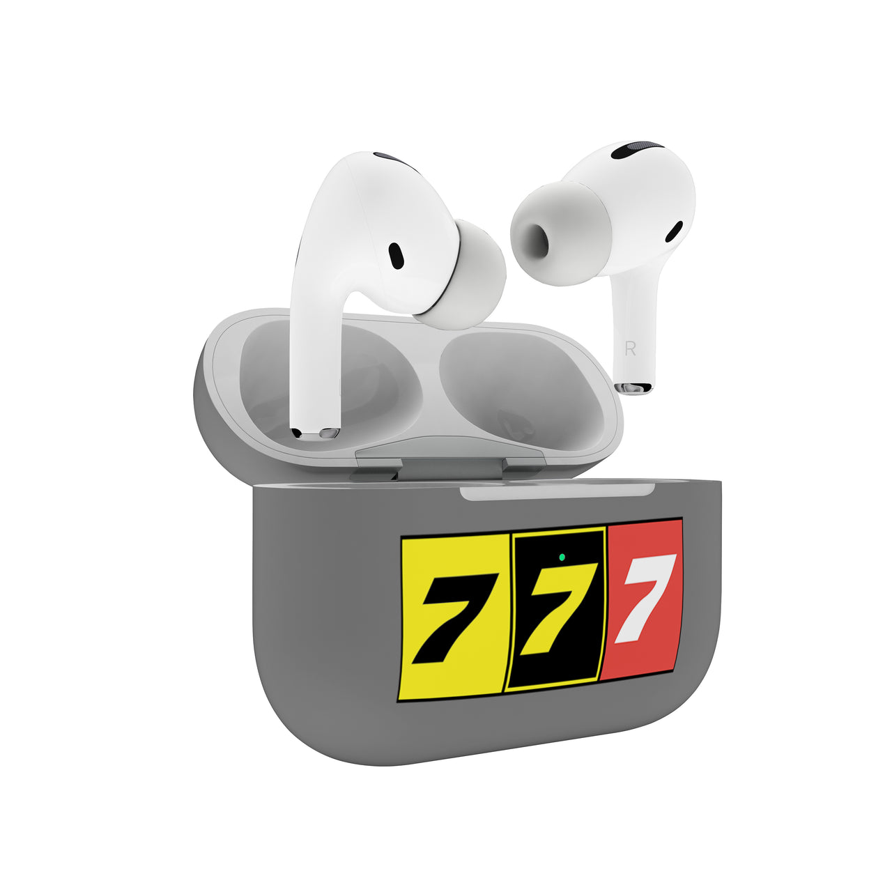 Flat Colourful 777 Designed AirPods  Cases