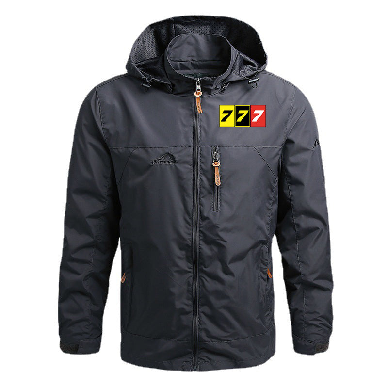 Flat Colourful 777 Designed Thin Stylish Jackets