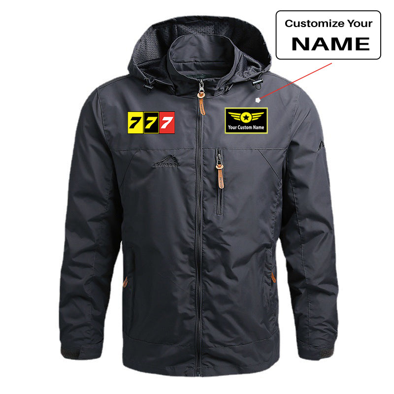 Flat Colourful 777 Designed Thin Stylish Jackets