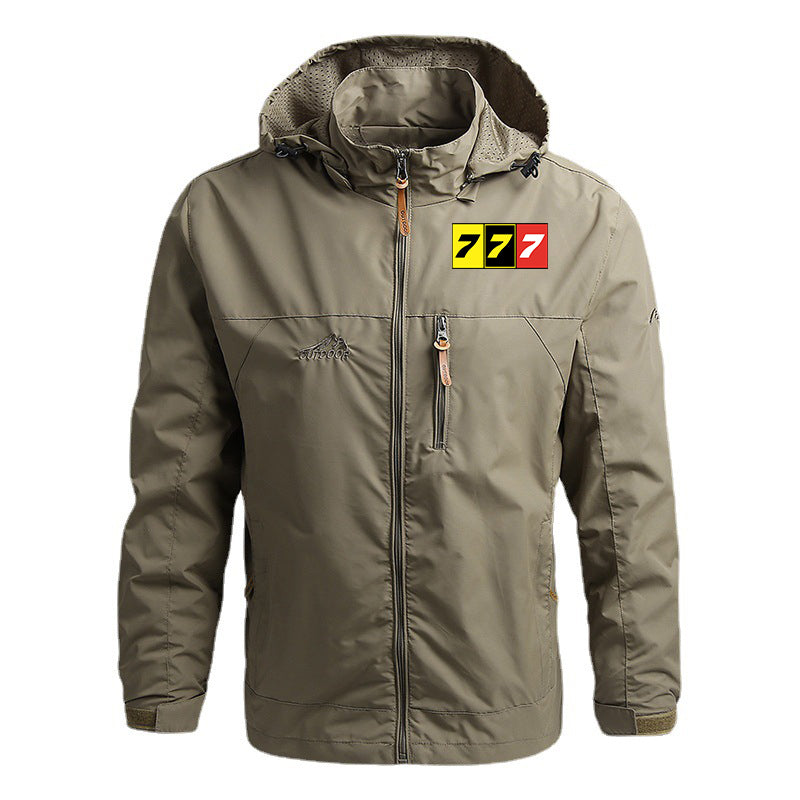 Flat Colourful 777 Designed Thin Stylish Jackets