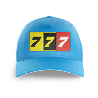 Thumbnail for Flat Colourful 777 Printed Hats