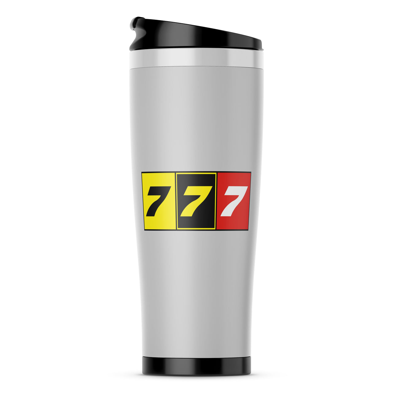 Flat Colourful 777 Designed Travel Mugs