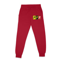Thumbnail for Flat Colourful 777 Designed Sweatpants