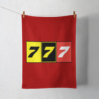 Thumbnail for Flat Colourful 777 Designed Towels